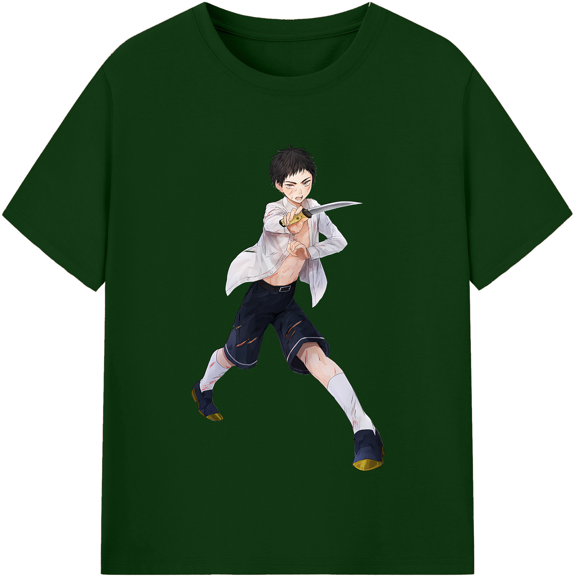 （画像用） 刀剣乱舞 Touken Ranbu 綿100％半袖Tシャツ（フロントプリント）